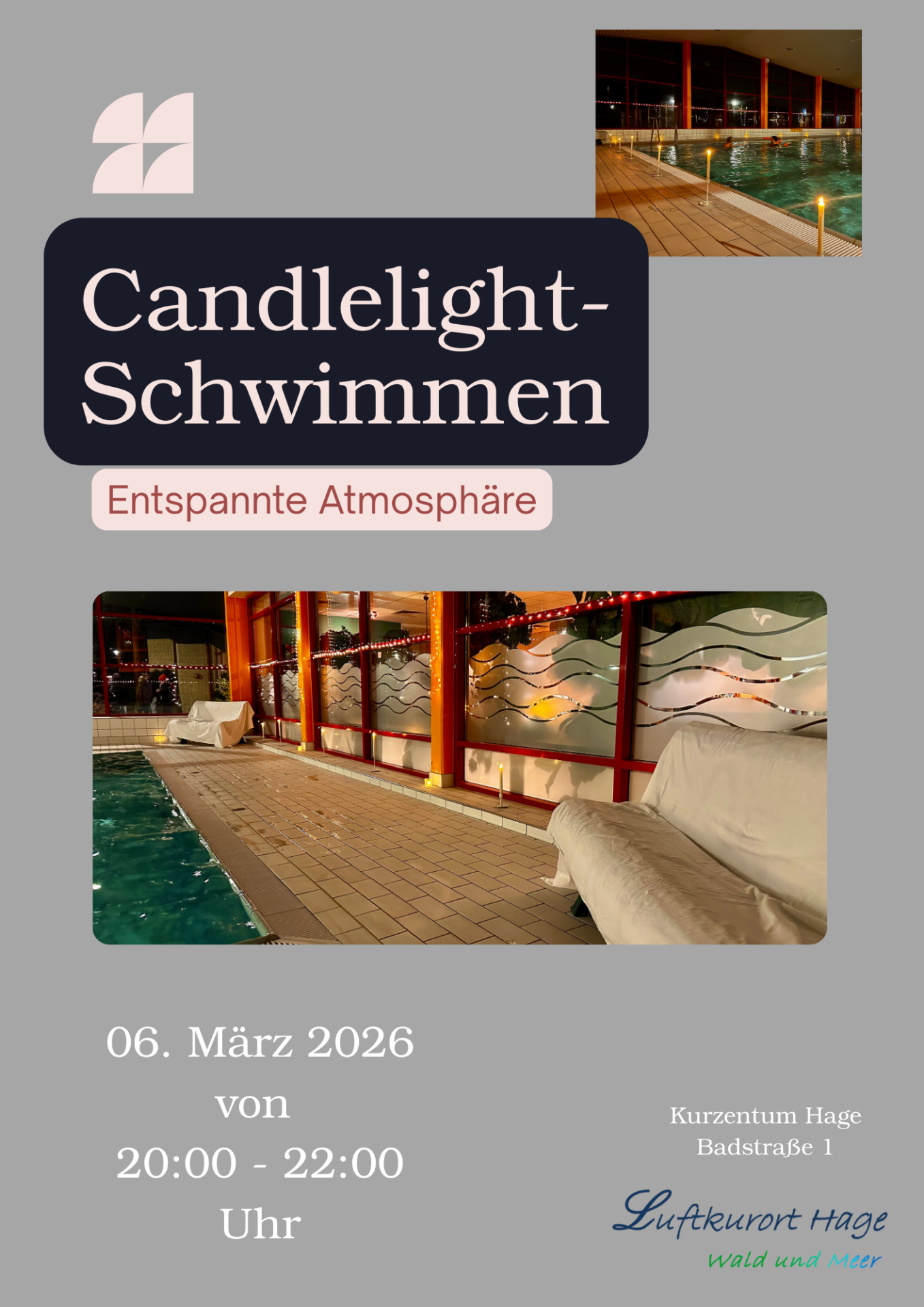 Flyer - Candlelight-Schwimmen - 1