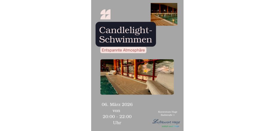Flyer - Candlelight-Schwimmen - 1 Flyer - Candlelight-Schwimmen - 1