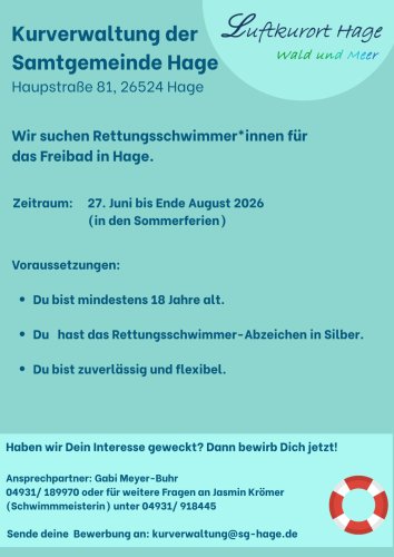 Kurverwaltung der Samtgemeinde Hage - 2 Kurverwaltung der Samtgemeinde Hage - 2